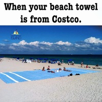 Costco beach towel 