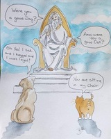 Dog and Cats at Heaven