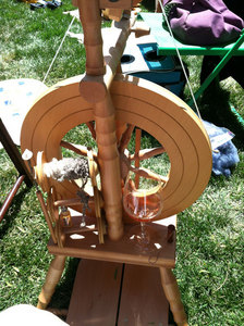 A little wine & spinning