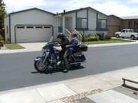 Riding to the Delta with Mom