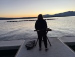 Playing at dawn